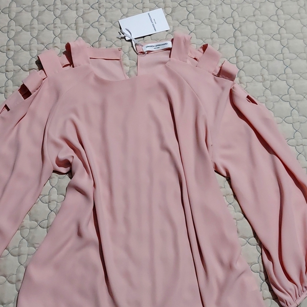 👚 blouse amanda uprichard pink